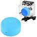 Tappo Di Protezione Obbiettivo Silicone St-42 Per Gopro Hd Hero 2 - 3 - 3+ - 4 Blu - Foto miniatura 1