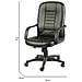 Sedia Da Ufficio Shepparton, Poltrona Direzionale Con Braccioli, Sedia Ergonomica Da Ufficio, Nero, 56x59h104/114 Cm - Foto miniatura 2