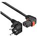 Ak5261 Cavo Di Alimentazione Nero 1 M Cee7/7 Accoppiatore C13 - Foto miniatura 2