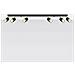 Lampada Da Soffitto Nero 6 Nero /oro Sl. 1073 - Moderno Lampade Da Soffitto Oro Nero 18x117x5 Cm - Foto miniatura 2