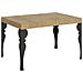 Tavolo Allungabile 90x120/224 Cm Paxon Telaio Antracite - Quercia Natura - Foto miniatura 5