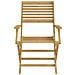 Sedie Giardino Pieghevoli 2pz 54,5x61,5x86,5 Cm Massello Acacia - Foto miniatura 2