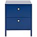 Comodino 2 Cassetti Kylea Metallo Blu Marino - Foto miniatura 10