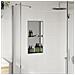 Nicchia Per Doccia Argento Spazzolato 32x62x9cm In Acciaio Inox - Foto miniatura 3