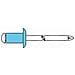 Blindniet Va A2 4x8mm Dxl F. 2,5-4,5mm Flachrundkopf (6330444 Legierungszuschl) - Foto miniatura 1
