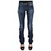 Jeans Bootcut Slim Fit In Misto Cotone Lavato Blu - W24 - Foto miniatura 1
