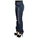 Jeans Bootcut Slim Fit In Misto Cotone Lavato Blu - W24 - Foto miniatura 2