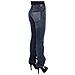Jeans Bootcut Slim Fit In Misto Cotone Lavato Blu - W24 - Foto miniatura 3