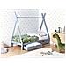 Set Di 2 Cassetti Contenitori Per Letto Legno Di Pino Cronat Grigio - Foto miniatura 1