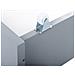 Set Di 2 Cassetti Contenitori Per Letto Legno Di Pino Cronat Grigio - Foto miniatura 3