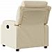 Poltrona Reclinabile In Tessuto Crema - Foto miniatura 10