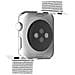 Cinturino Sport Puro In Nylon Per Apple Watch 38/40/41mm - Foto miniatura 2