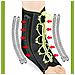Manicotto Di Supporto Per Caviglia Con Strisce A Molla Green+black - Foto miniatura 2