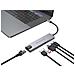 DONN29G Replicatore di Porte e Docking Station Per Laptop Cablato USB 3.2 Gen 2 (3.1 Gen 2) Type-C Grigio - Foto miniatura 4