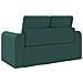 Divano Letto 2-in-1 Verde Scuro 148x71x83 cm Tessuto - Foto miniatura 8