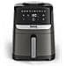 Easy Fry Silence EY551HE0 friggitrice Singolo 5 L Indipendente Friggitrice ad aria calda Nero, Grigio, Acciaio inox - Foto miniatura 2