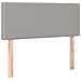 Letto a Molle Materasso e LED Grigio Chiaro 80x200 cm Tessuto - Foto miniatura 7