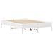 Letto senza Materasso Bianco 120x200 cm Legno Massello di Pino - Foto miniatura 5