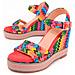 Sandali Con Zeppa Sparta Salia8 Multicolore Multicolore Materiale Sintetico - Foto miniatura 1