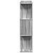 Libreria Divisorio 3Piani Grigio Sonoma 70x24x97 cm Truciolato - Foto miniatura 6