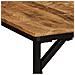 Tavolo da Pranzo 200x100x75cm in Legno Massello di Mango Grezzo - Foto miniatura 5