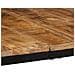 Tavolo da Pranzo 200x100x75cm in Legno Massello di Mango Grezzo - Foto miniatura 6