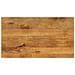 Piano per Tavolo 100x60x2,5cm Rettangolare Legno Massello Mango - Foto miniatura 1