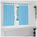 Tende con tende 2 pcs Azzurro 140x140cm Poliestere - Foto miniatura 2