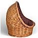 Cuccia Lettiera In Vimini Con Cuscino Cesta Lettino Per Animali 63x43x52 Large - Foto miniatura 4