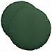 Cuscini per Seduta 2 pcs Verde Scuro Ø 50 cm Tessuto in Cords - Foto miniatura 1