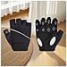 Guanti Da Baseball Olive - Guanti Da Allenamento E Fitness In Poliestere Nero Per Donne - Paio Xl - Foto miniatura 3
