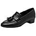 Mocassini Slip-on Con Tacco Chunky Da Donna: Scarpe Classiche Eleganti E Confortevoli Black 39 - Foto miniatura 1