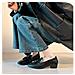 Mocassini Slip-on Con Tacco Chunky Da Donna: Scarpe Classiche Eleganti E Confortevoli Black 39 - Foto miniatura 5