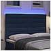 Testiera LED con luci a strisce a LED Blu 160 cm Poliestere - Foto miniatura 4