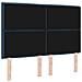 Testiera LED con luci a strisce a LED Blu 160 cm Poliestere - Foto miniatura 7
