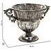 Vaso Da Fiori In Metallo Argentato 36x24,5x22,5h - Foto miniatura 4