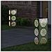 Faro LED solare per sentieri 2 pcs Argento Acciaio inossidabile - Foto miniatura 3
