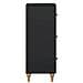 Mobile con Cassetti Nero 33 x 34,5 x 90 cm Legno ingegnerizzato - Foto miniatura 5