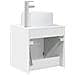 Mobile Lavabo da Parete Bianco 49,5 x 44,5 x 66 cm - Foto miniatura 4