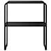 Tavolo consolle Rovere Nero 60 x 42,5 x 70 cm - Foto miniatura 4