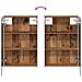 Set di mobili per il bagno 4 pcs Legno antico - Foto miniatura 9