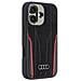 Custodia In Pelle Originale Audi Magsafe Per Iphone 16 (6.1) Nera /rossa - Foto miniatura 2