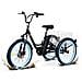 Triciclo Elettrico Carico 24'' M300 Batteria 36V 22Ah 250W 40-70km 25km /h 7 Velocità Schermo LCD Acceleratore a Pedale Freno Meccanico Ebike con Cestello Posteriore per Adulti - Foto miniatura 1
