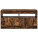 Mobile TV LED Rovere Fumo Legno ingegnerizzato - Foto miniatura 6