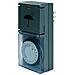 Timer meccanico giornaliero MMZ 44 presa italiana 10/16A IP 44 resistente agli spruzzi di acqua - Foto miniatura 1