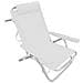 Sedia Sdraio Spiaggina Bianco 2pz Reclinabile 53x62x77h Mare Spiaggia - Foto miniatura 1