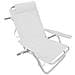 Sedia Sdraio Spiaggina Bianco 2pz Reclinabile 53x62x77h Mare Spiaggia - Foto miniatura 2