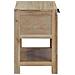 Comodino Con Cassetto 40x30x48 Cm In Legno Massello D'acacia - Foto miniatura 6