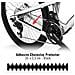Protezione Batticatena Adesivo Rhino Per Telaio Bici, Nero, 30 X 3.5 Cm - Foto miniatura 1