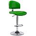 Sgabello Da Bar Verde In Similpelle - Foto miniatura 1